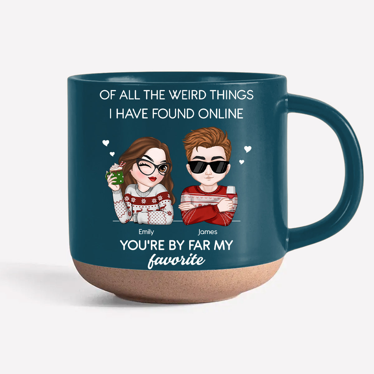 I Have Found Online - Personalized Custom Pottery Mug
