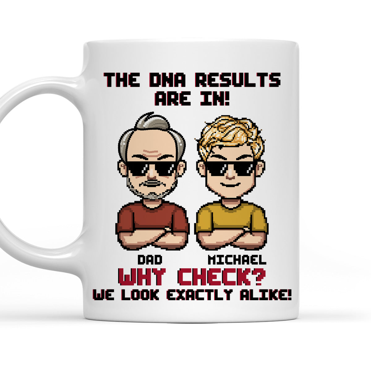 No Need To Check - Personalized Custom Coffee Mug