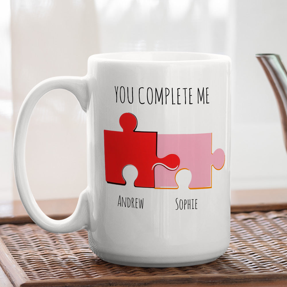 You Hold The Key To My Heart - Personalized Custom Coffee Mug