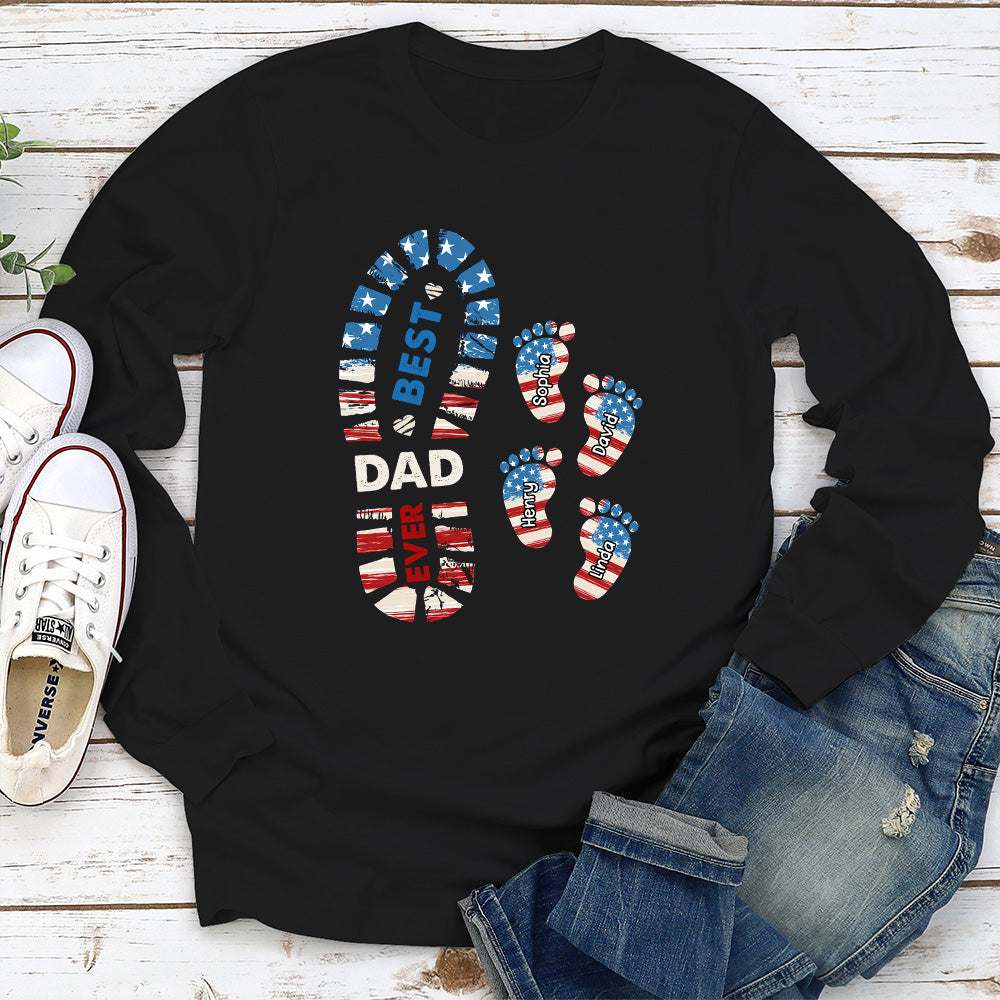 Best Dad Ever 2 - Personalized Custom Shirt