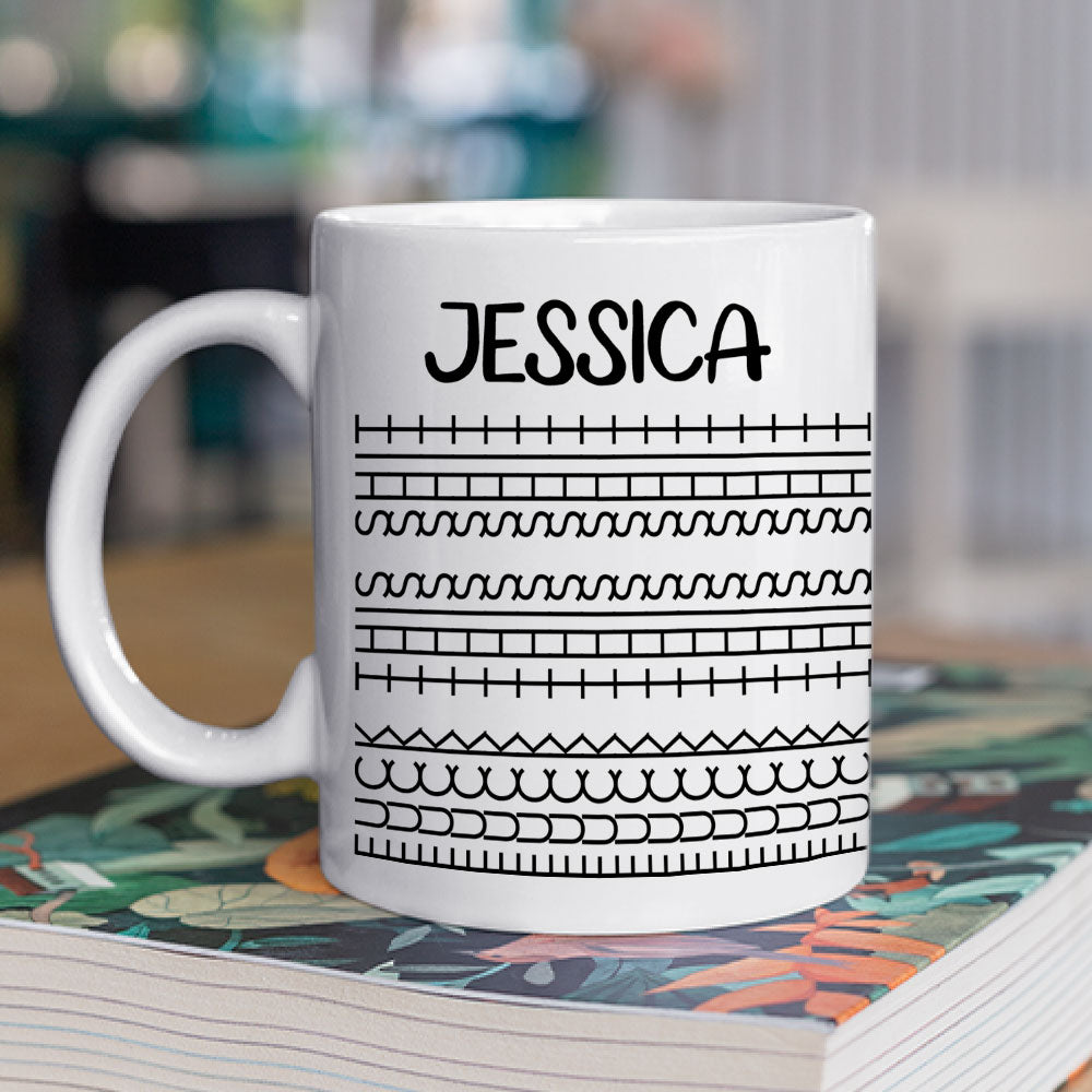 Hidden Words Pure Poetry - Personalized Custom Coffee Mug