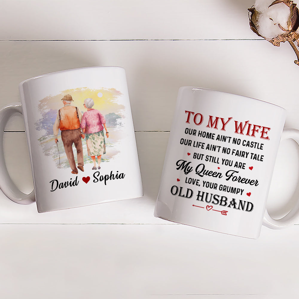 You Are My Queen - Personalized Custom Coffee Mug