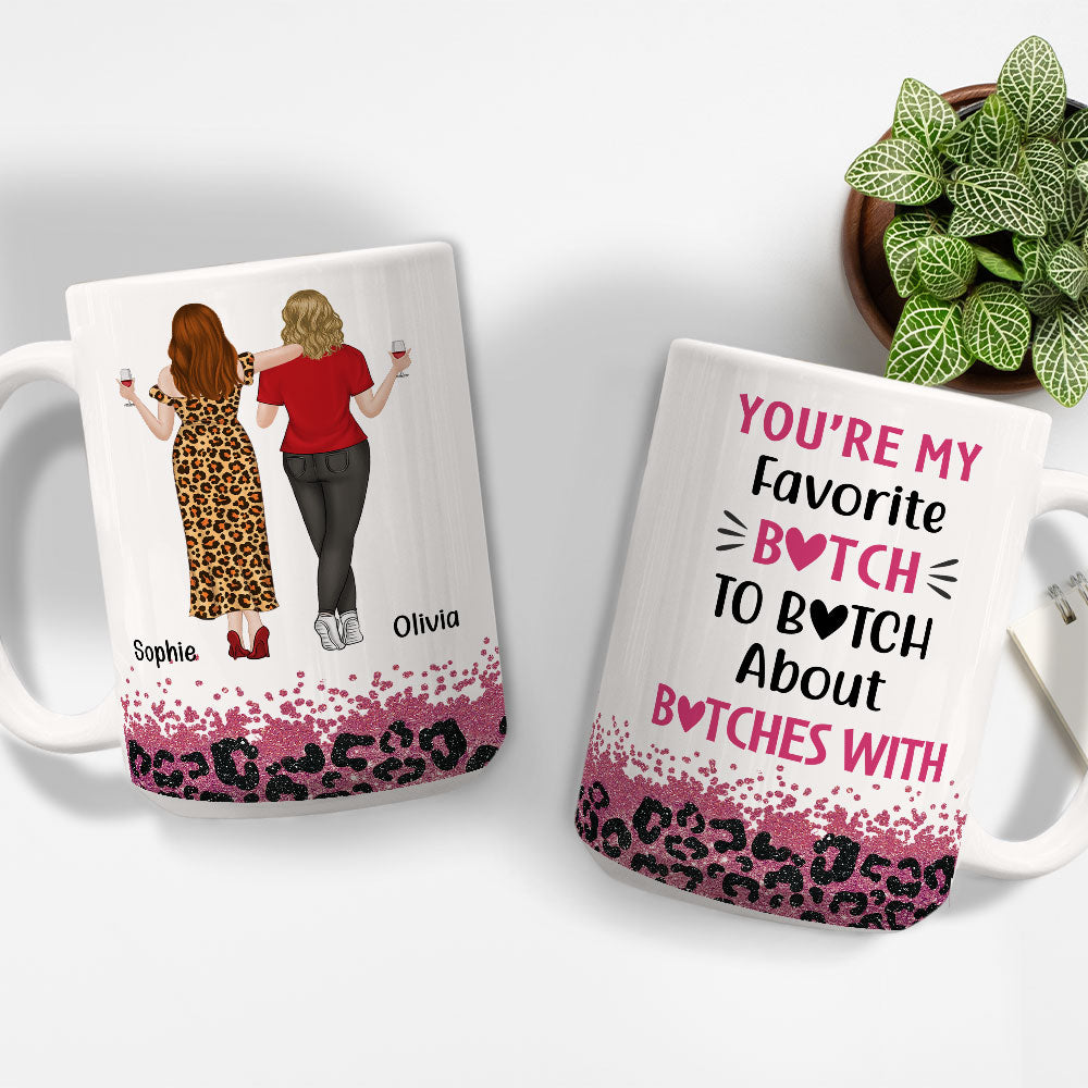 Favorite Bestie - Personalized Custom Coffee Mug