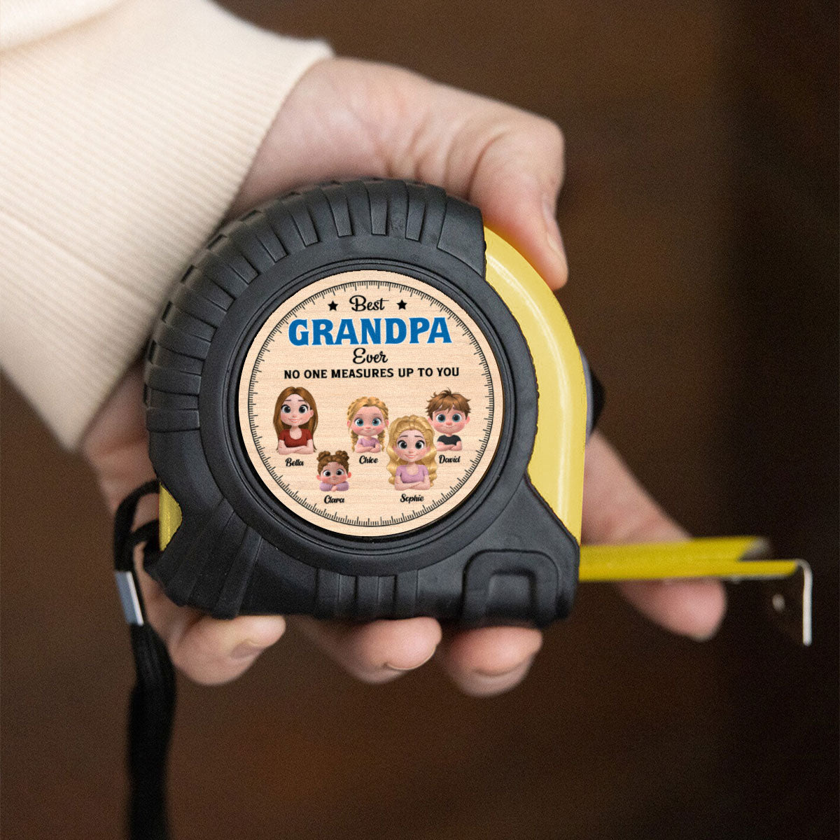 No One Measures Up To You - Personalized Custom Tape Measure