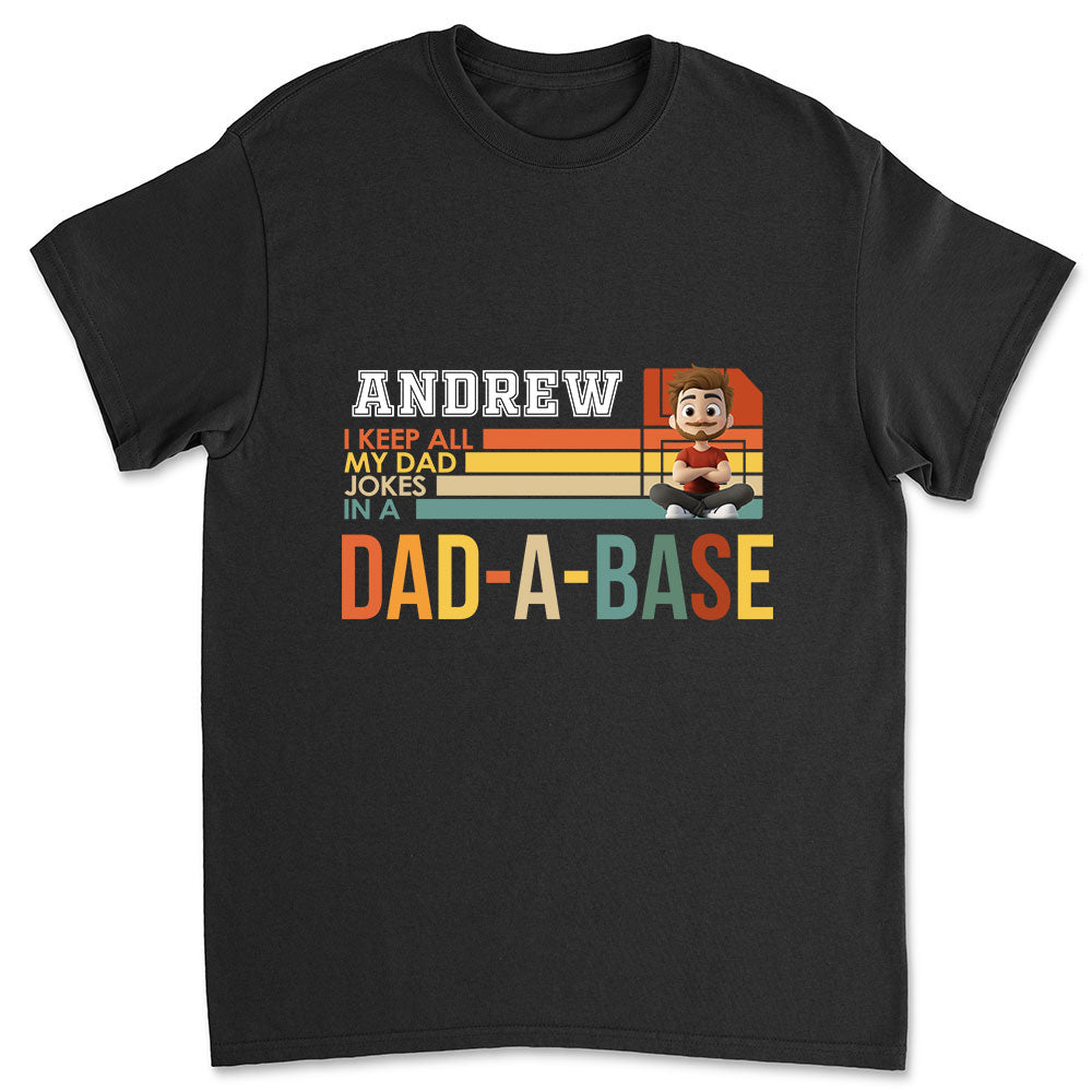 Dad Jokes On File - Personalized Custom Shirt