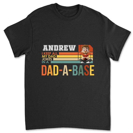 Dad Jokes On File - Personalized Custom Shirt
