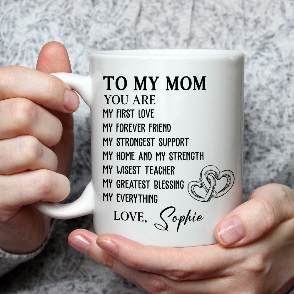 Mom Is My Everything - Personalized Custom Mug
