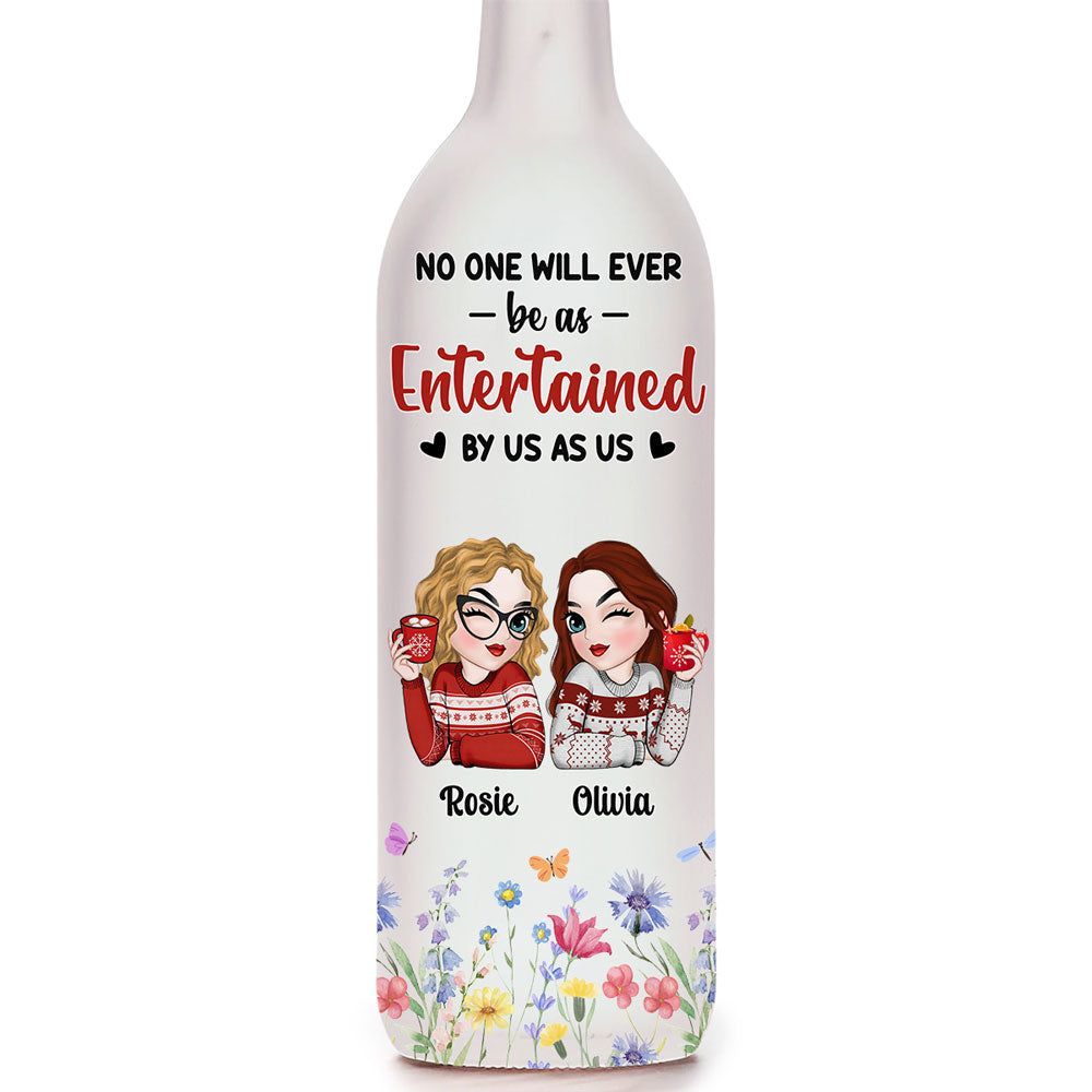 Blooming Friendship - Personalized Custom Bottle Lamp