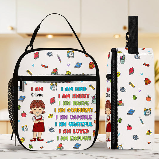 Kind Smart Loved - Personalized Custom Insulated Lunch Bag
