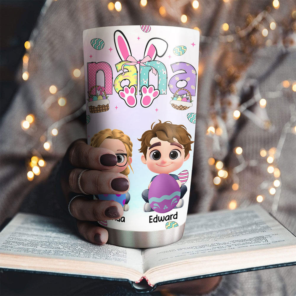 Grandma Love Is Timeless And Everlasting - Personalized Custom Tumbler