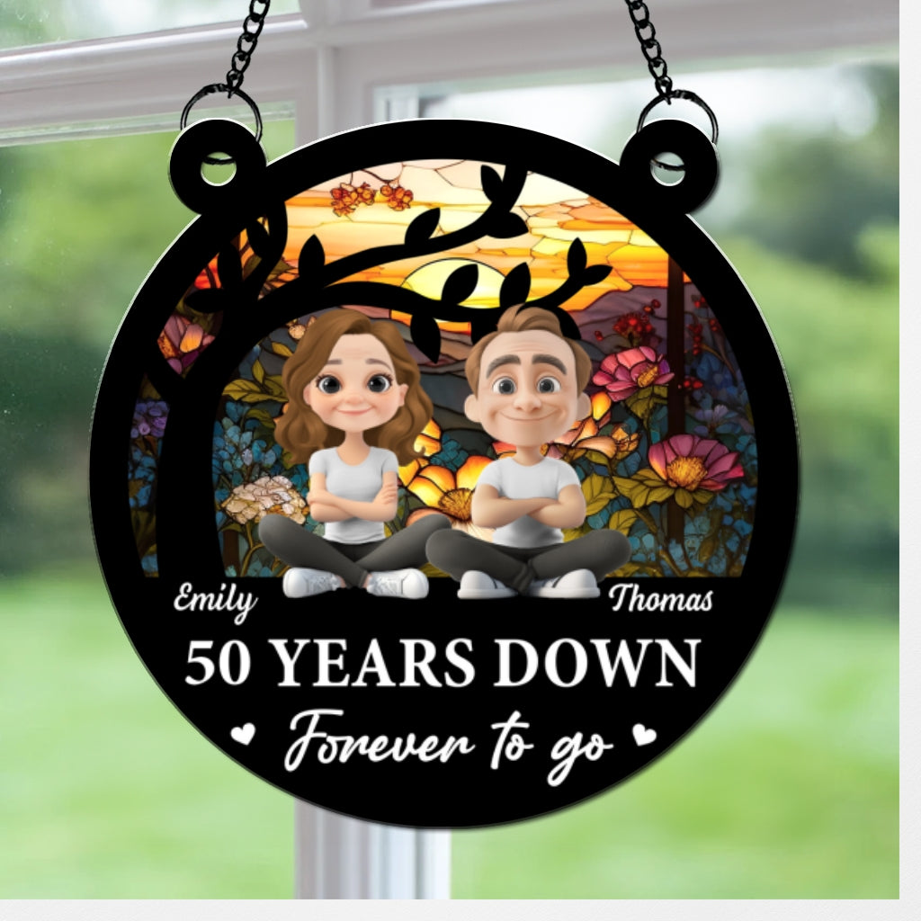 Forever To Go Together - Personalized Custom Suncatcher