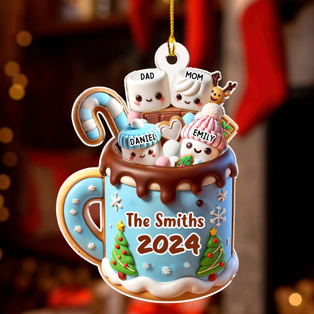 Funny Family - Personalized Custom Acrylic Ornament