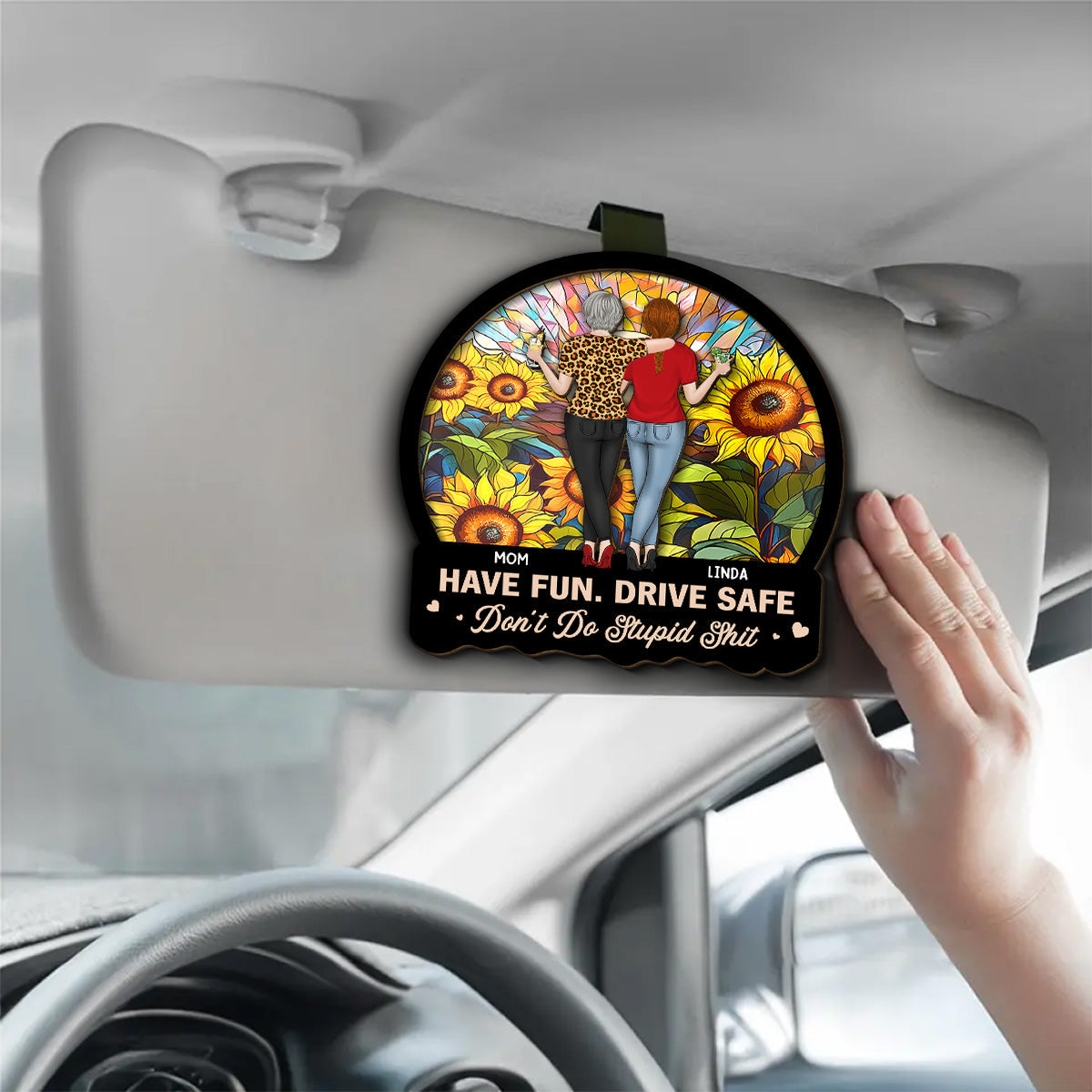 Have Fun Drive Safe Teens - Personalized Custom Car Visor Clip