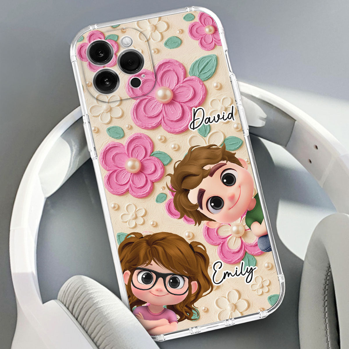 Proud Of Being Grandma Ver 2 - Personalized Custom 3D Effect Phone Case