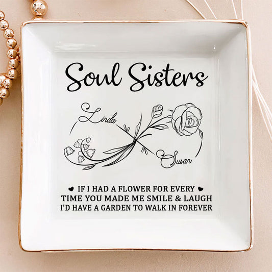 Soul Sister - Personalized Custom Jewelry Dish