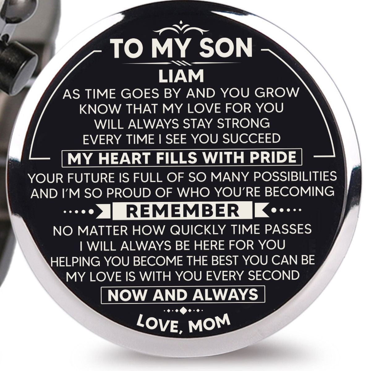 With You Every Second - Personalized Engraved Wooden Watches GQ026