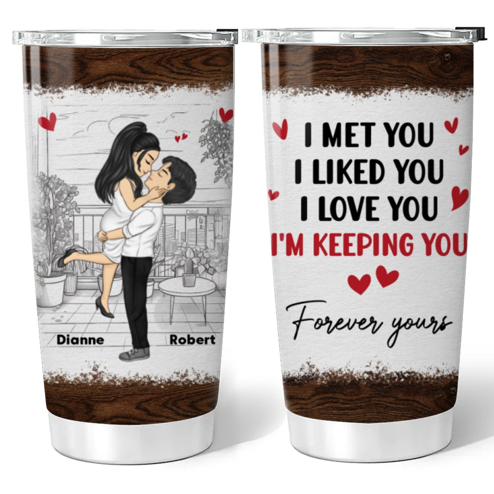 Forever yours - Personalized Custom Tumbler