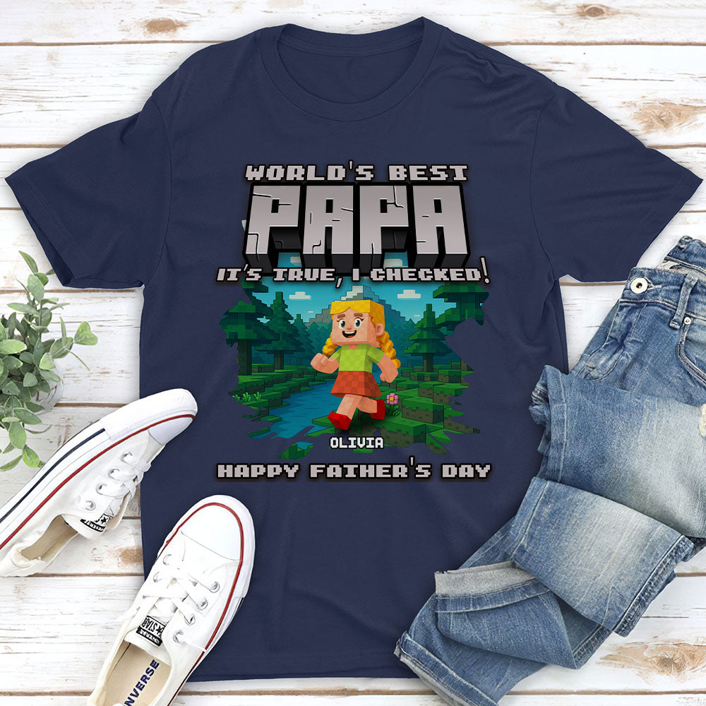 World Best Grandpa - Personalized Custom Shirt