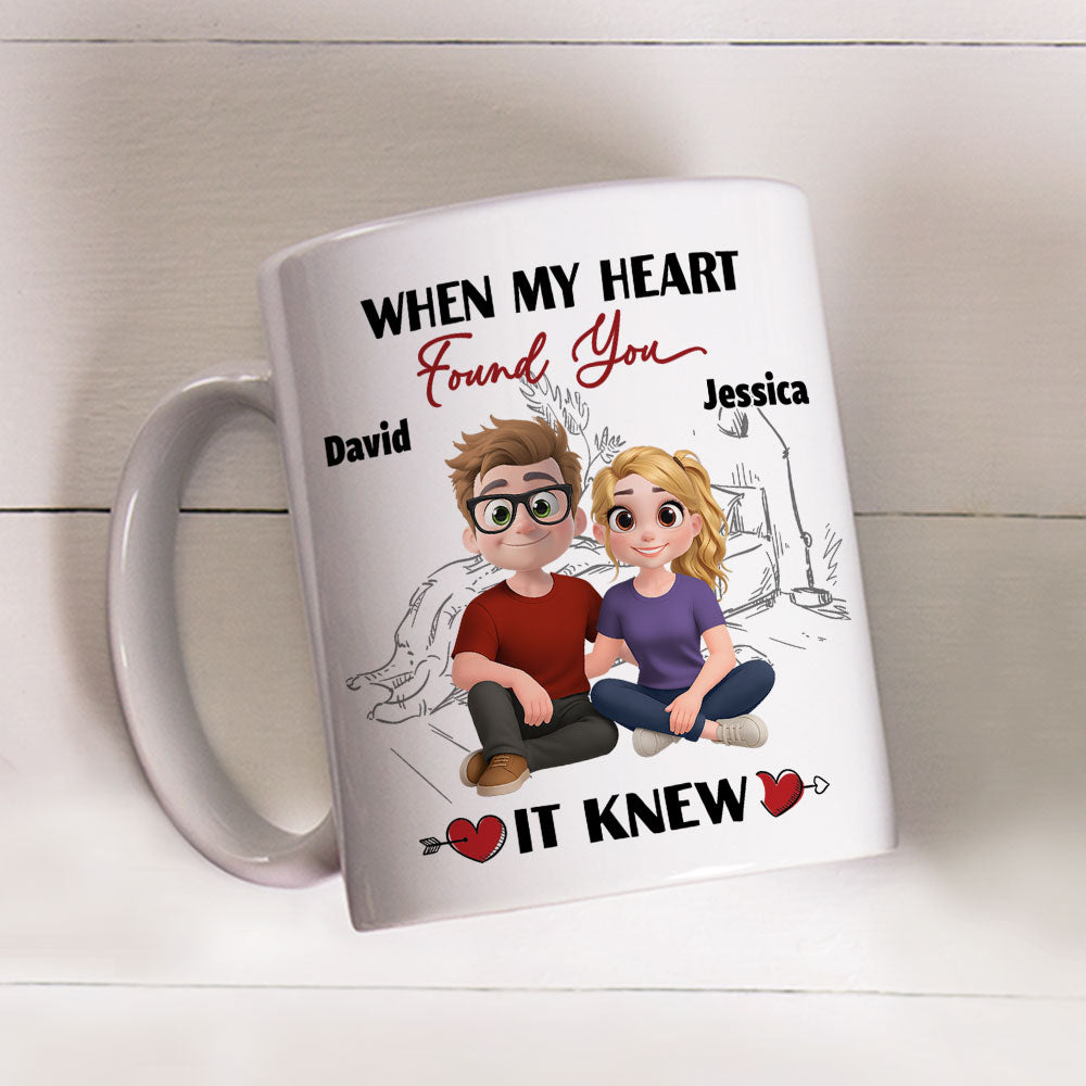 My Soul Recognized Your Light - Personalized Custom Coffee Mug