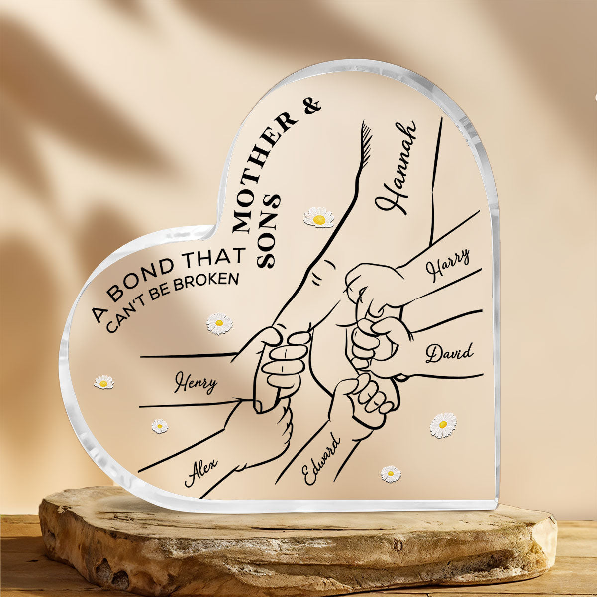 A Bond That Cannot Be Broken - Personalized Custom Acrylic Plaque