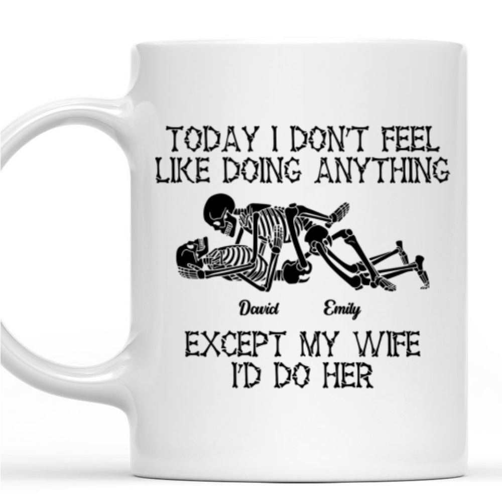 Skeleton Couple - Personalized Custom Coffee Mug
