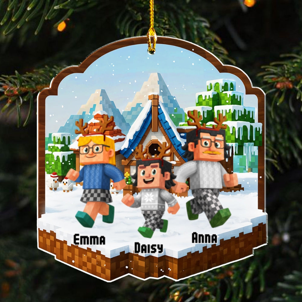 In The Jungle - Personalized Custom Acrylic Ornament