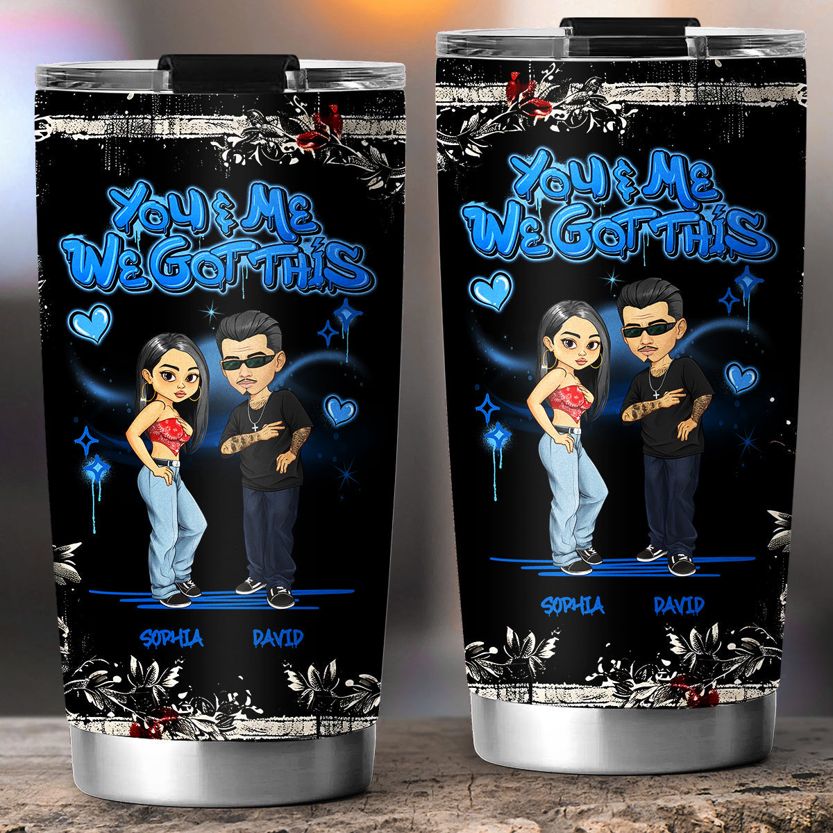 Couple 2024 - Personalized Custom Tumbler