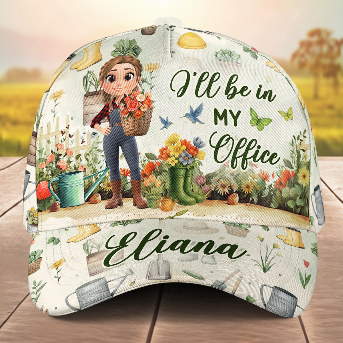 Garden Mom - Personalized Custom Classic Cap