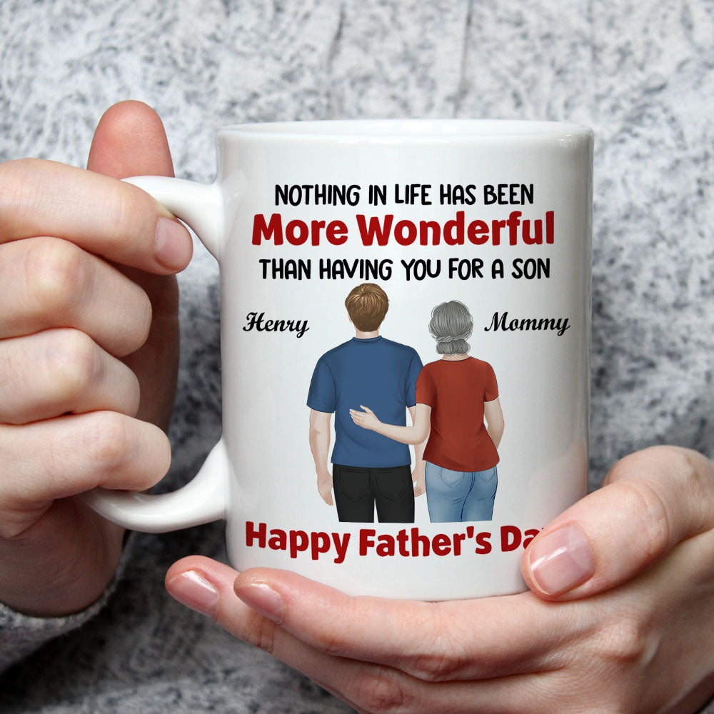 My Wonderful Son - Personalized Custom Coffee Mug