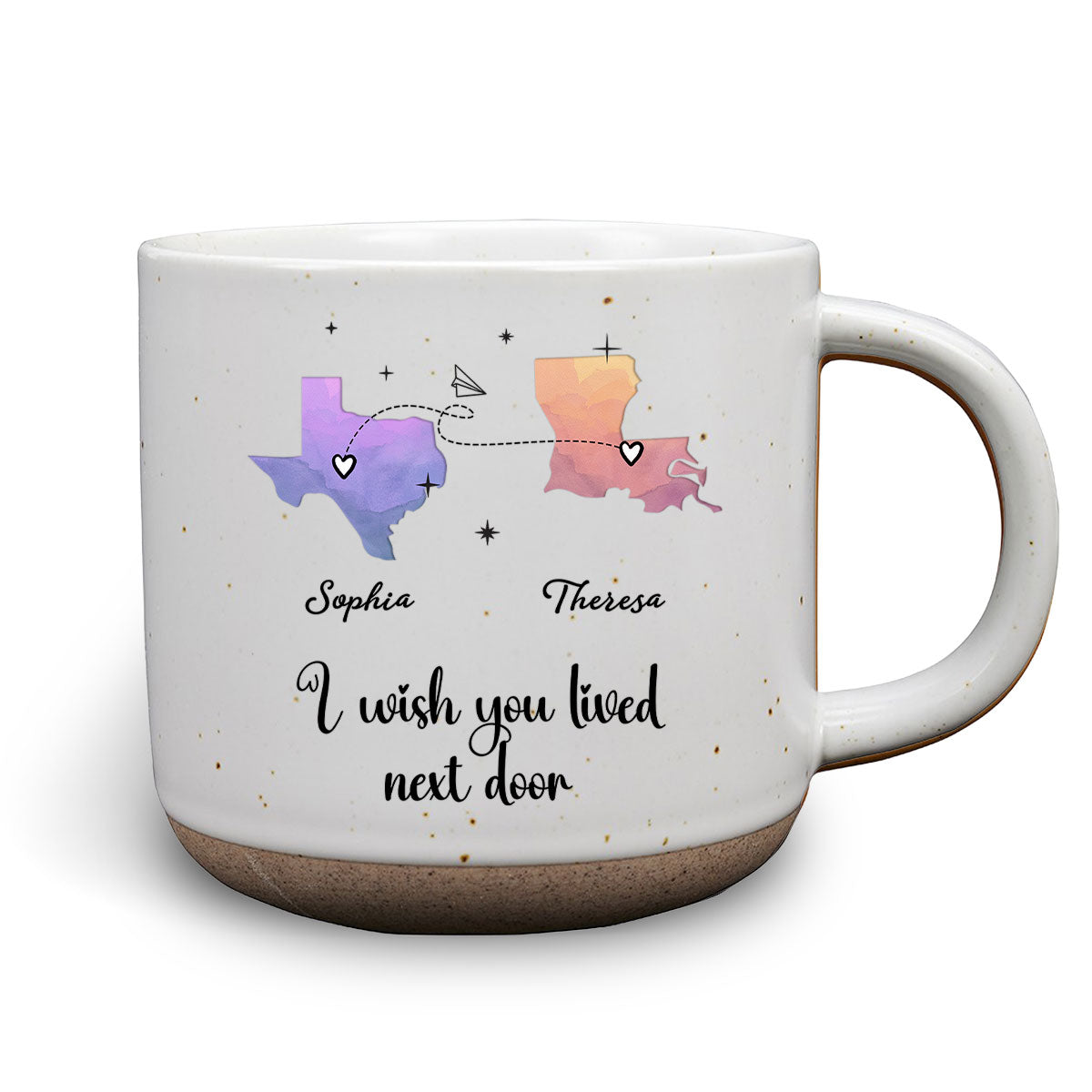 I Hope We Were Neighbors - Personalized Custom Pottery Mug
