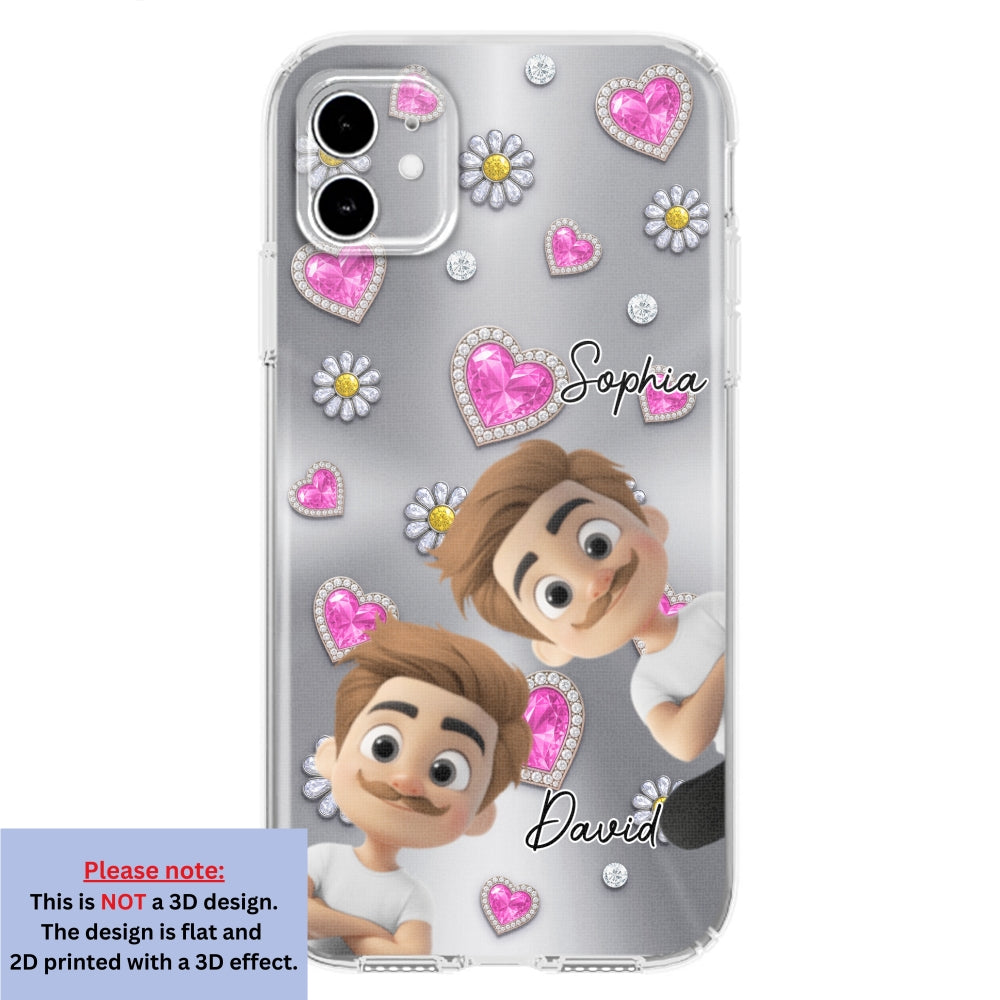 My Lovely Grandkids - Personalized Custom 3D Effect Phone Case