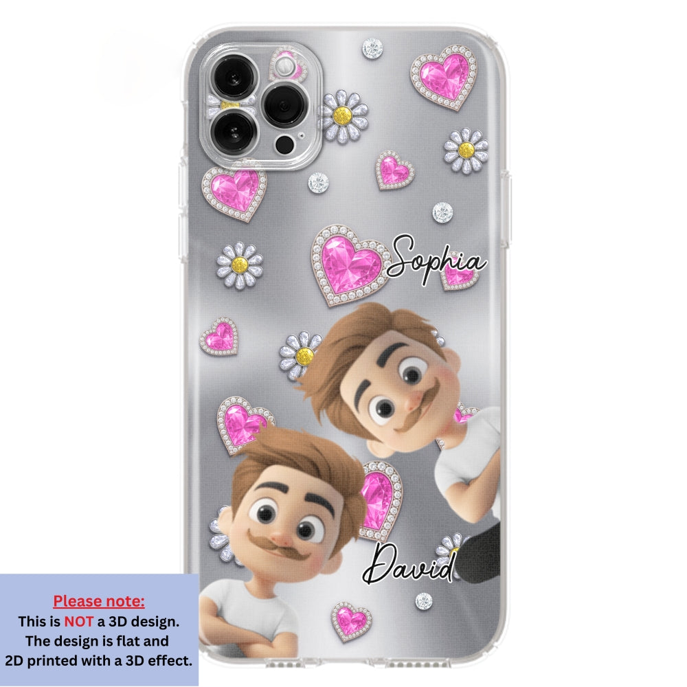 My Lovely Grandkids - Personalized Custom 3D Effect Phone Case