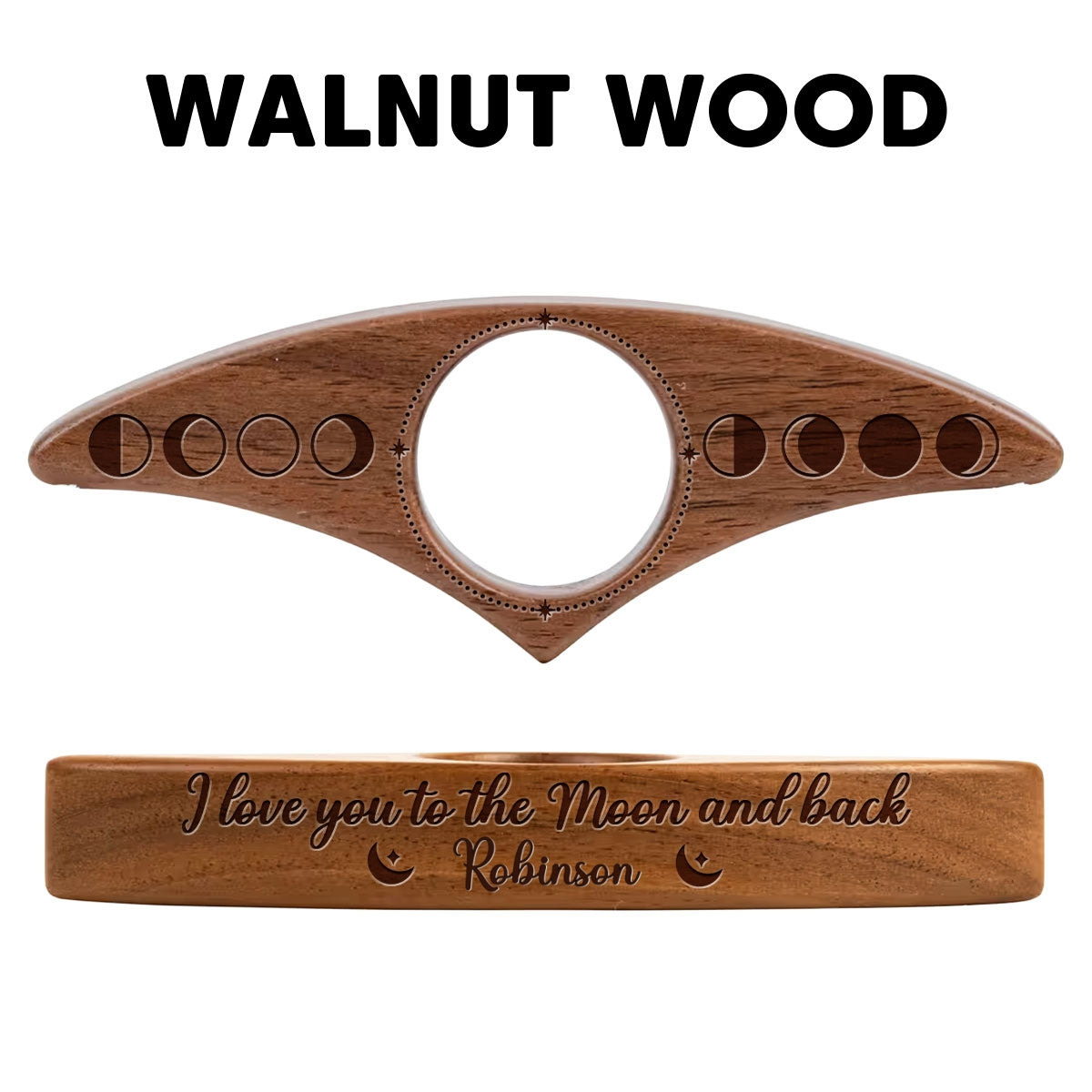 I Love You To The Moon And Back - Personalized Custom Book Page Holder