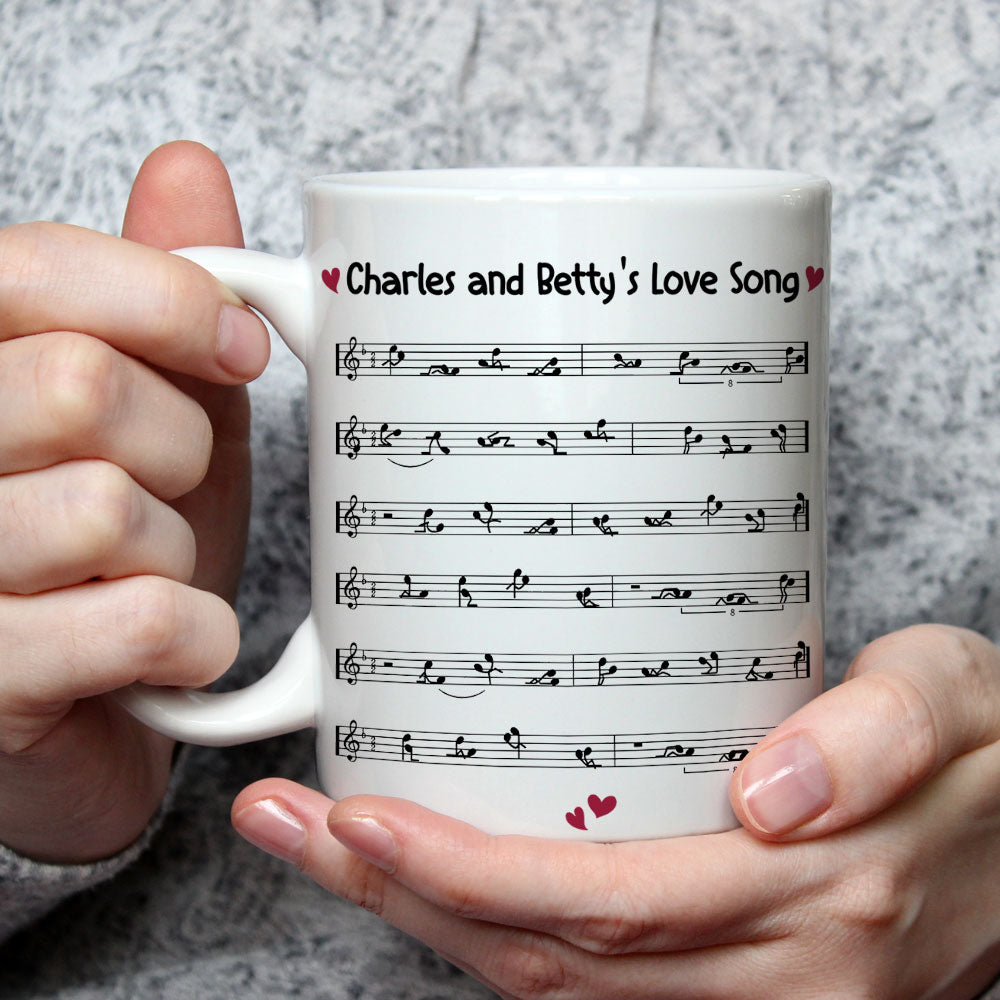Our Love Song - Personalized Custom Coffee Mug