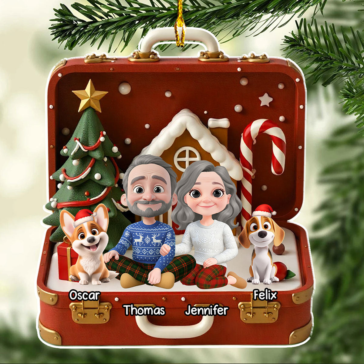 Our Christmas - Personalized Custom Acrylic Ornament