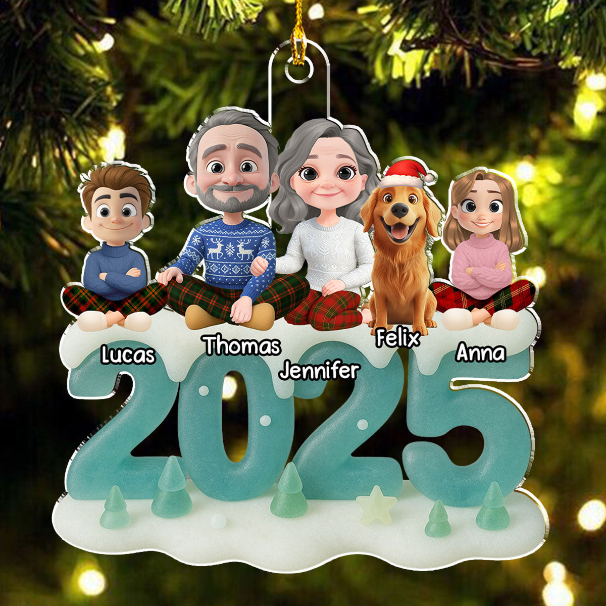 See Through You - Personalized Custom 3D Effect Acrylic Ornament