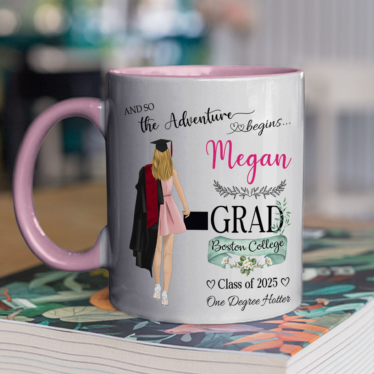 One Degree Hotter - Personalized Custom Accent Mug