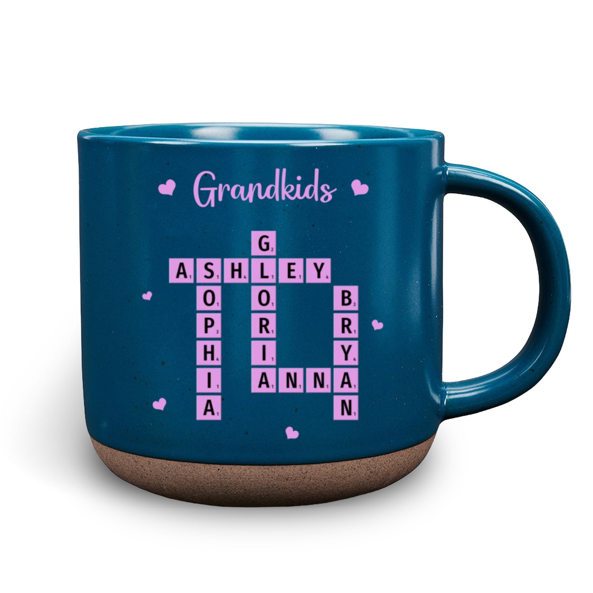 Grandkids Make Life More Grand - Personalized Custom Pottery Mug