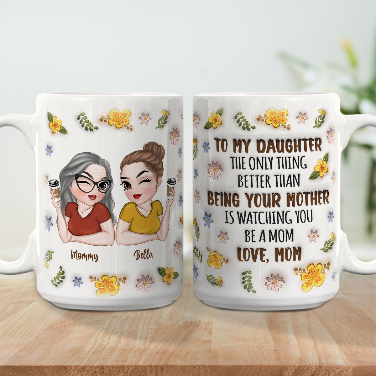 Watching You - Personalized Custom 3D Inflated Effect Mug