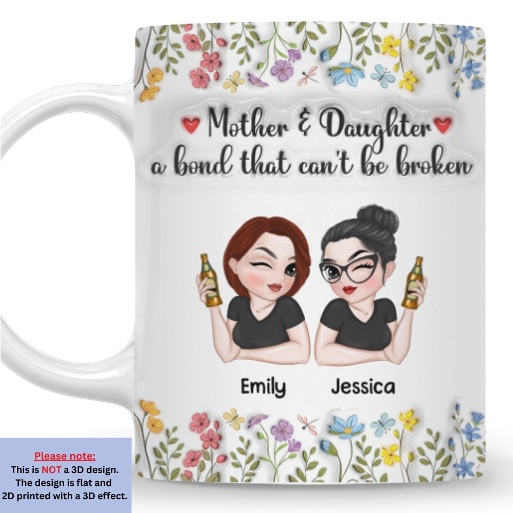 Mom You Are Loved Every Day - Personalized Custom 3D Inflated Effect Mug