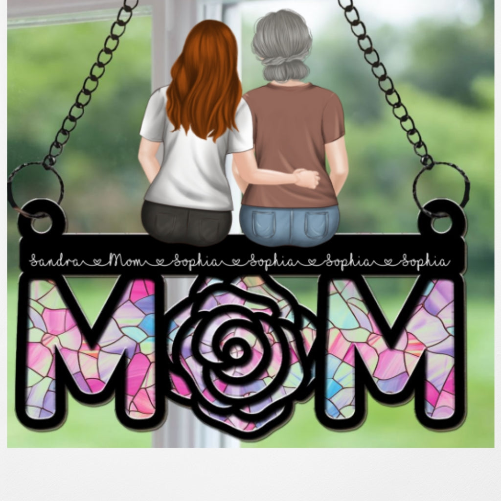 Gift For Mom  - Personalized Custom Suncatcher