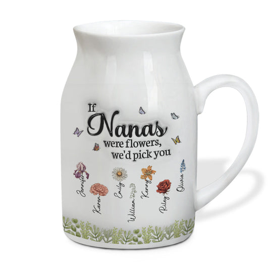 We Would Pick You - Personalized Custom 3D Inflated Effect Flower Vase