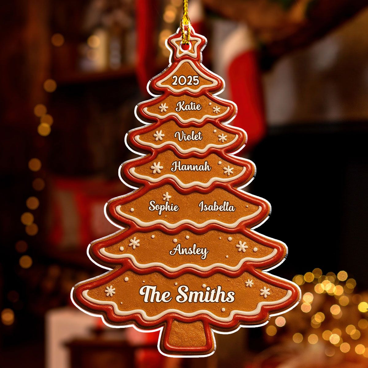 Holiday Season - Personalized Custom Acrylic Ornament