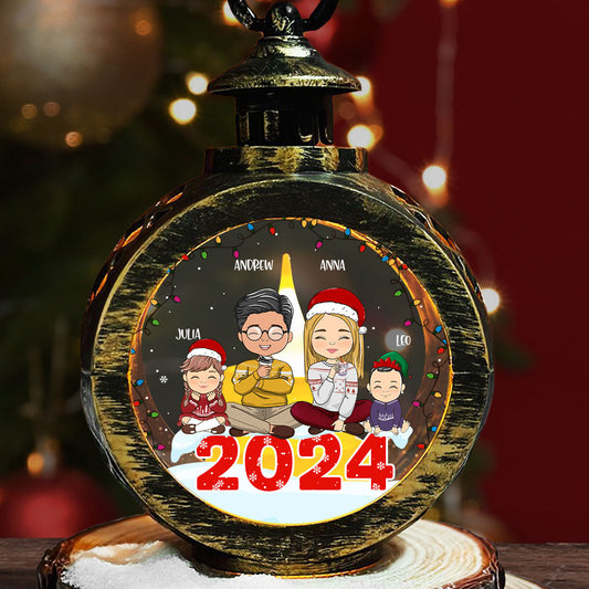 Family Forever - Personalized Custom Christmas Lantern