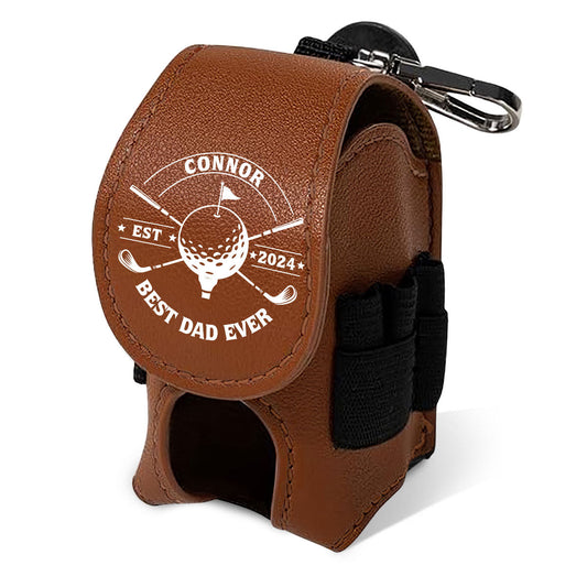 Best Dad Ever - Personalized Custom Golf Ball Bag