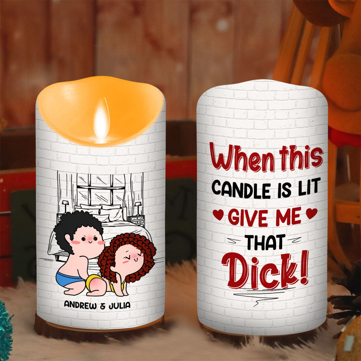 When This Candle Is Lit - Personalized Custom LED Candle
