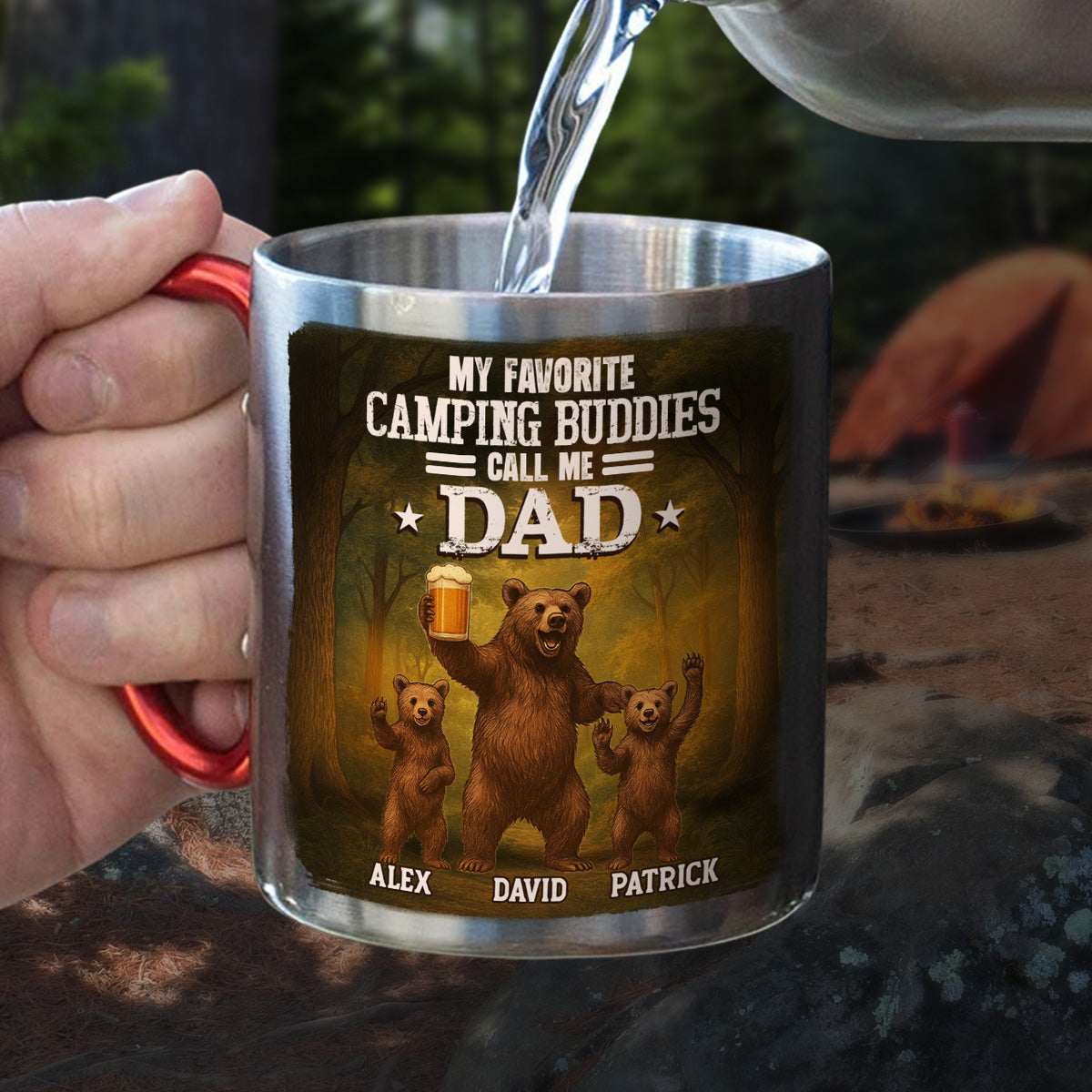My Favorite Camping Buddy - Personalized Custom Carabiner Mug
