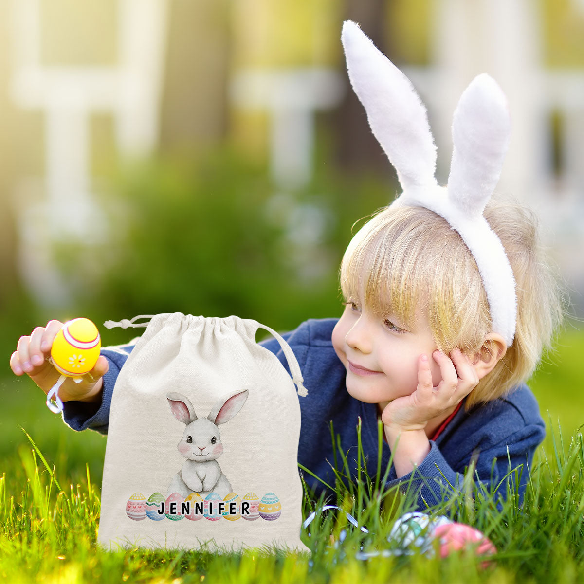 Happy Easter - Personalized Custom Favor Bag