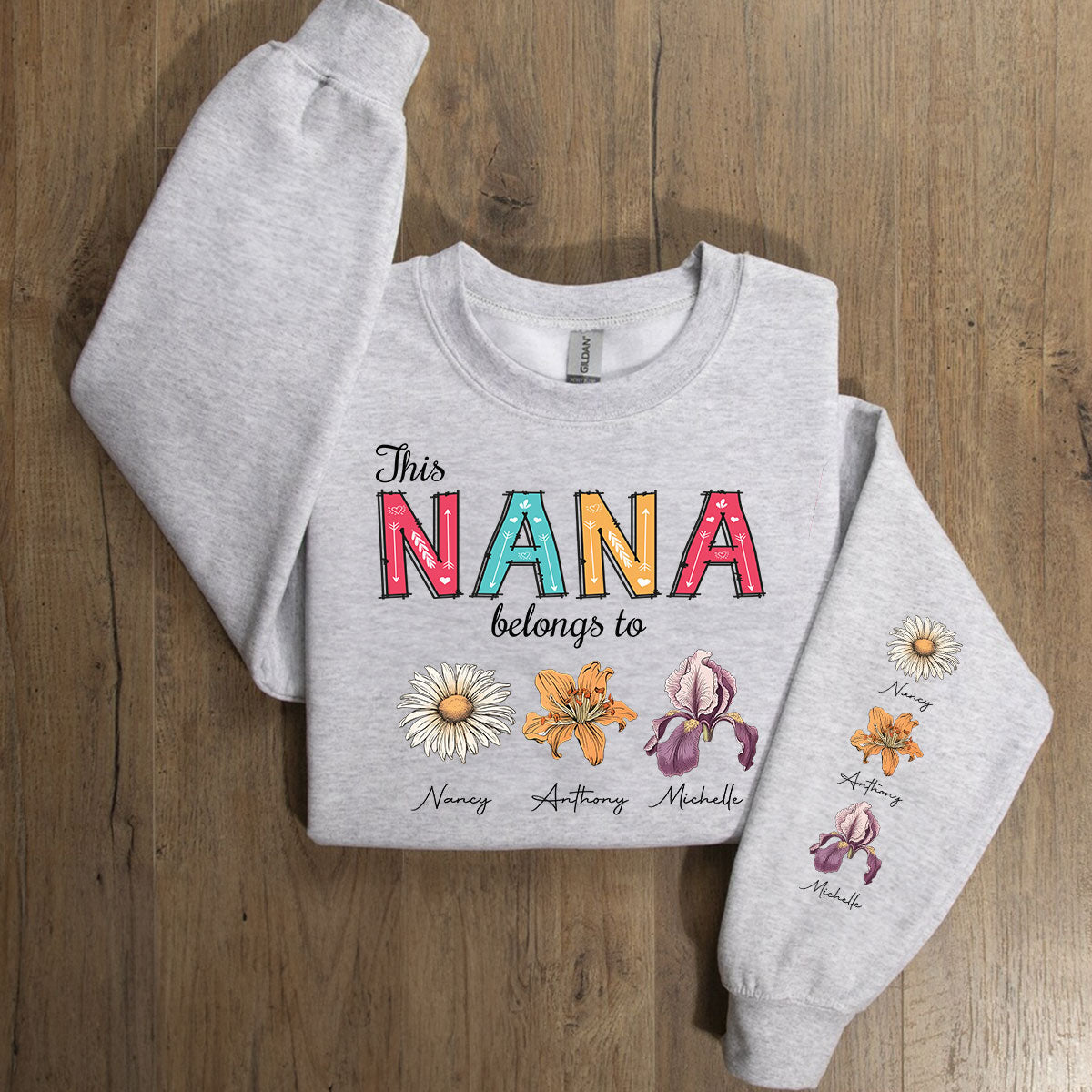 This Grandma Belongs To - Personalized Custom Sweatshirt