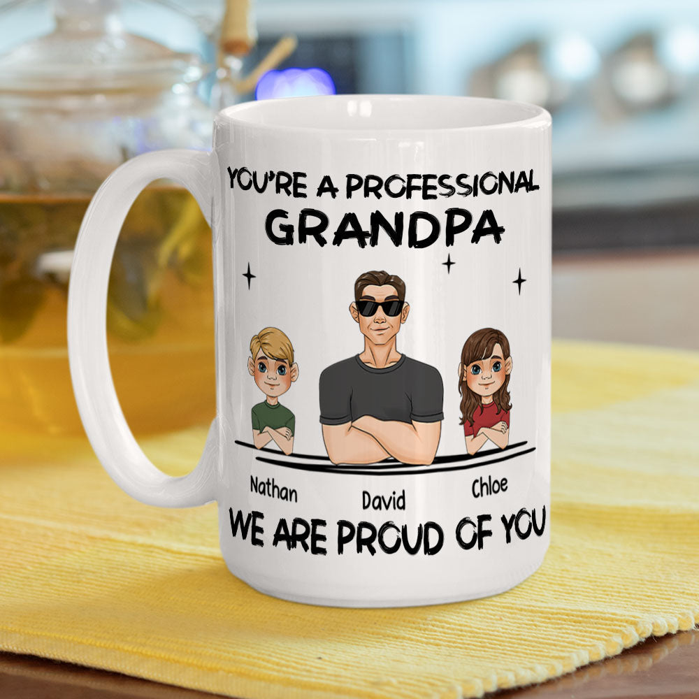 Professional Grandpa - Personalized Custom Coffee Mug